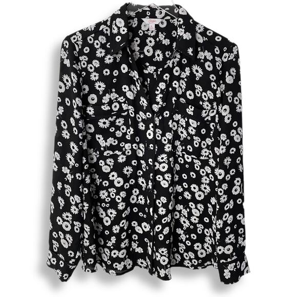 Candies Button Front Floral Shirt Sz XL - Picture 1 of 4